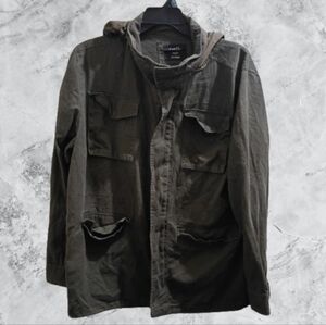 Rue21 Olive Military Field Jacket
